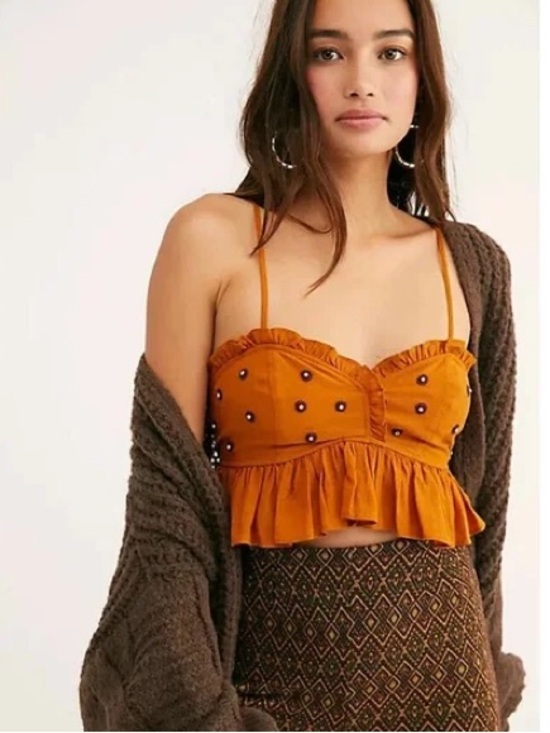 Free People Tops - Free People On A Star Crop Cami small